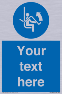 Custom Mandatory: Open safety bar of chairlift